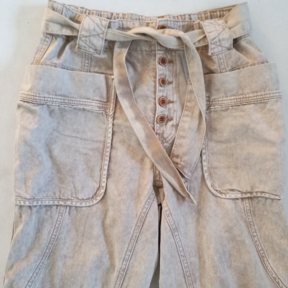 Free People We the Free mineral wash sand color jogger pants - Picture 4 of 8